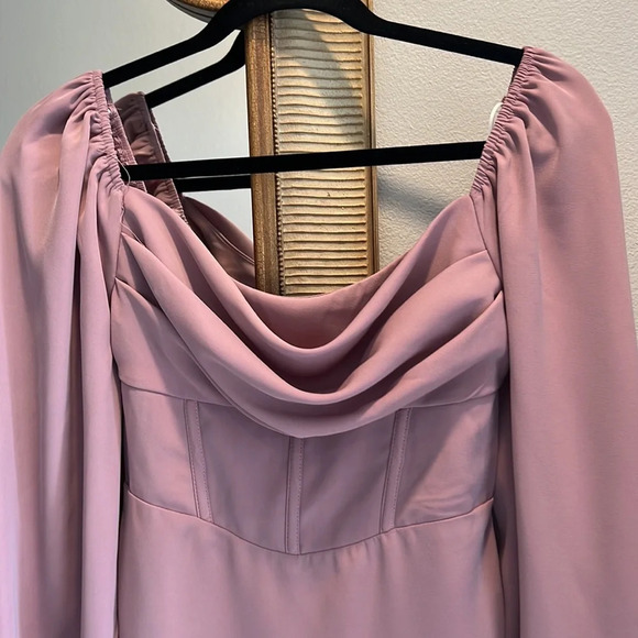 New*Princess‎ Polly Corset Style Mini Dress Mauve - Picture 4 of 12